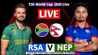 NEPAL VS SOUTH AFRICA ICC T20 WORLD CUP 31ST MATCH 2024 || NEPAL VS SA T20 WORLD CUP MATCH 2024 LIVE