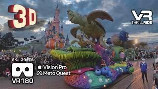 2025 Disney Stars on Parade 8K 3D VR180  Disneyland Paris (Best View!) DLP epic Disney Parade