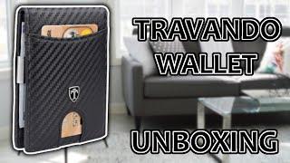 TRAVANDO Slim Wallet with Money Clip RFID Blocking Card Mini Bifold Men | Unboxing