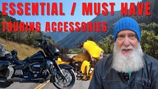 Top Touring Essential / Must Have Accessories #ciro3d #kstkustoms #motorcycleaccessories #whyiride
