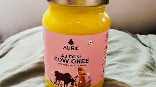 #AURIC A2 COW DESI GHEE // Cow ghee #drinkauric #auricveda l