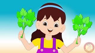 લીલા ભાજી | Green Leafy Vegetables Rhyme | Gujarati Rhymes | Bindi na Balgeeto