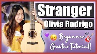 Stranger Olivia Rodrigo GUTS Beginner Guitar Tutorial EASY Lesson | Chords, Strumming, Play-Along!