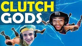 NINJA AND DAEQUAN: GODS OF CLUTCH // INSANE WIN VS SQUADS - (Fortnite Battle Royale)