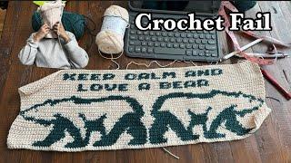 Epic Crochet Fail! Bear Hood Gone Wrong | NEVER AGAIN!