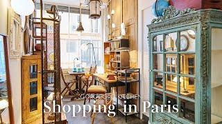 Shopping at an antique shop in Paris｜Introduction to the furniture we bought｜Life in France vlog