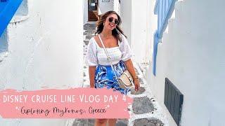 Disney Cruise Line Vlog Day 4 | Mykonos, Greece and Pirate Night