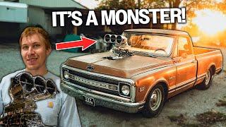 900HP Blown C10 Sounds INSANE… Our New Burnout Machine!