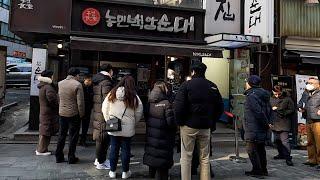 줄서는 맛집은 맞는데 자주 가기는 힘들듯 농민백암순대 시청직영점과 북창동음식거리 Nongmin Baekam King Sundae in Bukchangdong food street