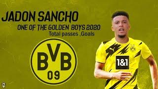 Jadon Sancho–Total Passes, Goals 2020