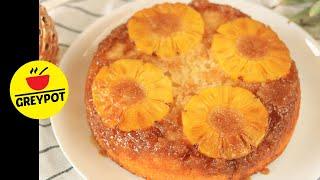 Eggless Pineapple Upside Down Cake | Pineapple Upside Down Cake l पाइनैपल अपसाइड डाउन केक