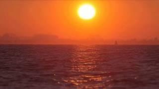 [10 Hours] Orange Sunset and Sea - Video & Audio [1080HD] SlowTV