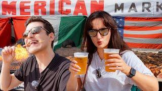 Two Americans Try An AMERICAN BBQ Festival in Italy! 