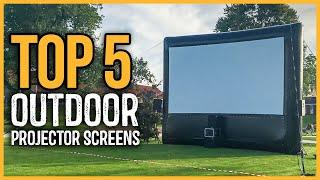 Best Outdoor Projector Screens 2024 | Top 5 Best Outdoor Movie Screens On Amazon