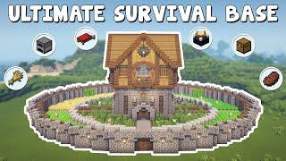 Minecraft - Ultimate Survival Base Tutorial (How to Build)