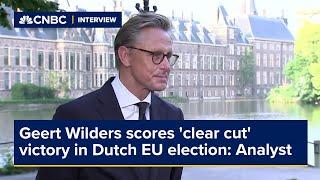 Geert Wilders scores 'clear cut' victory in Dutch EU election: Analyst