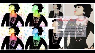 Madame Coco Chanel Digital Creative Set-Images