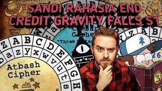 EXPLAINED! Gravity falls indonesia Hidden Message Code Di End Credit Gravity Falls Season 1