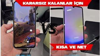 Bugünlerde en fazla karşılaştırılan telefonlar | A34 vs A25 Kısa Karşılaştırma