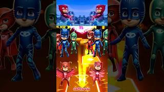 PJ Masks - Owlette  Gekko  Owlette  Gekko X Dance Song Tiles Hop EDM Rush #shorts