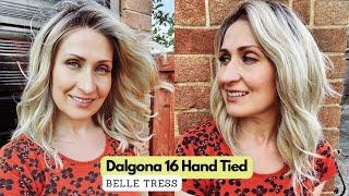 Small head friendly DALGONA 16” HAND TIED by Belle Tress- Honey with Chai latte #wigreview