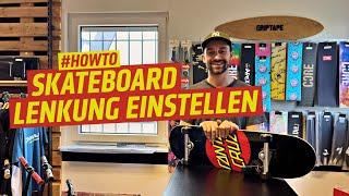 Skateboard Lenkung einstellen: wie fest schrauben?