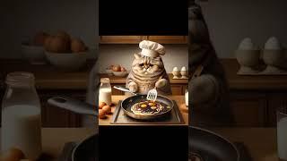 Мем про котика и блины