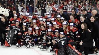 Women's Hockey Celebrates 18th Beanpot Championship