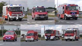 [IBC-CONTAINER UNFALL] Sirenenalarm - Einsatzfahrten FF Thalheim + Gefahrgutzug FF Wolfen + Bullhorn