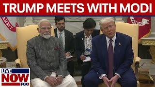 President Trump meets with Indian Prime Minister Modi at the White House | LiveNOW from FOX