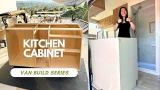 DIY Van Build Kitchen Cabinet - Drawers & Pull-Out Pantry/Spice Rack | Van Build Series (Ep. 23)