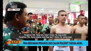 Momen Panglima TNI Ngobrol Bahasa Perancis dengan Enzo Zenz, Bule yang Lolos Akmil