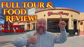 Full Tour and Food Review of the North Las Vegas Outlets Cheesecake Factory Restaurant! March 2024!