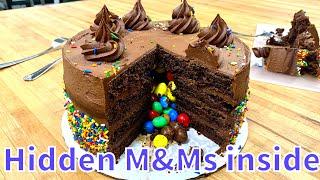 Surprise M&M Chocolate Cake! | *EPIC BIRTHDAY CAKE*