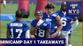 New York Giants Minicamp Day 1 Report
