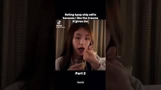 Rating kpop ship edits (2) #kpopshorts #yeji #itzy #lisa #jungkook #taehyung #bts #eunchae #txt