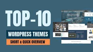 Top 10  Themes For WordPress | Free and Fastest WordPress Themes |  Top 10 | Responsive Themes