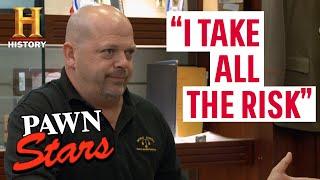 Pawn Stars: RISKING IT ALL FOR BIG MONEY (9 Risky $$$ Deals) | History