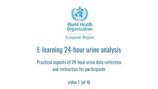 1of4: Practicalities of a 24h urine collection - General information and equipment for participants