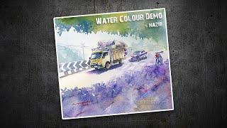 Watercolour Demo 5 | Artist Nazir | Journey for Art | Madurai_Ovn