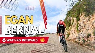 TRAINING with EGAN BERNAL | Intervals on Col de la Madone