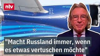 Jäger zu Flugzeugabschuss-Indizien: "Macht Russland immer, wenn es etwas vertuschen möchte" | ntv