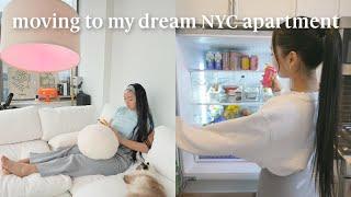 living alone in new york city: organizing my fridge + grocery shopping, adulting & being productive!