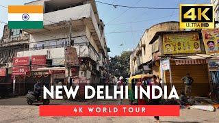 New Delhi 4k walk - India 4K Morning Walking Tour｜Oct 2024