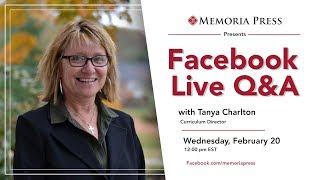 Facebook Live with Tanya Charlton, Curriculum Director