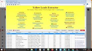 Yellow Leads Extractor 2020|| Justdial Data Exractor 2021 Latest January 2021 version +919977713198