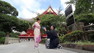 I proposed to her in Japan