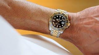 [4K] 2023 Rolex GMT Master-II 126713GRNR Two-Tone Hands-on Review and Wrist Shots | Hafiz J Mehmood