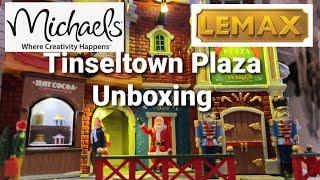 Michaels Lemax Tinseltown Plaza 2020 Christmas Village Unboxing And Review