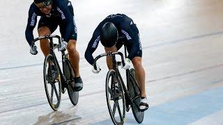 Men's Sprint Gold Final - Track Cycling World Cup - Cambridge, New Zealand